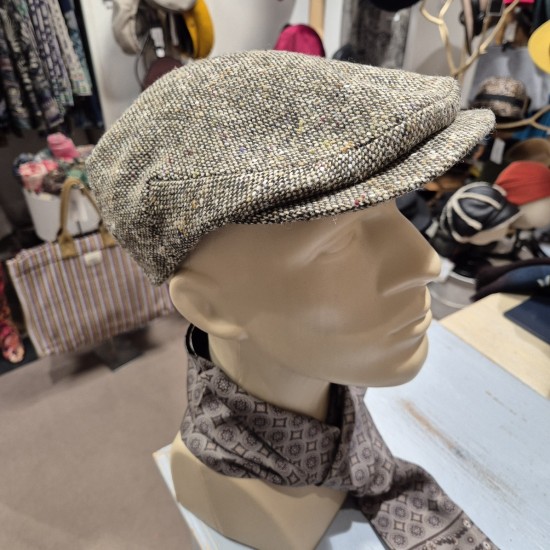 Casquette Plate Tweed City Sport