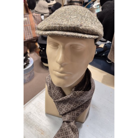 Casquette Plate Tweed City Sport