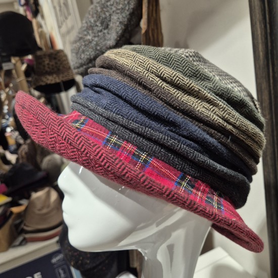 Chapeau Tweed et Tartan Grevi