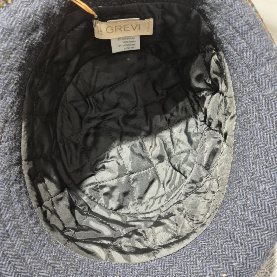 Chapeau Velours et Tweed Grevi