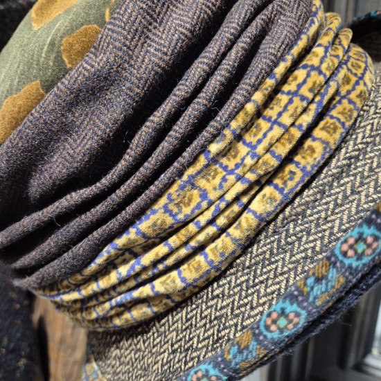 Chapeau Velours et Tweed Grevi