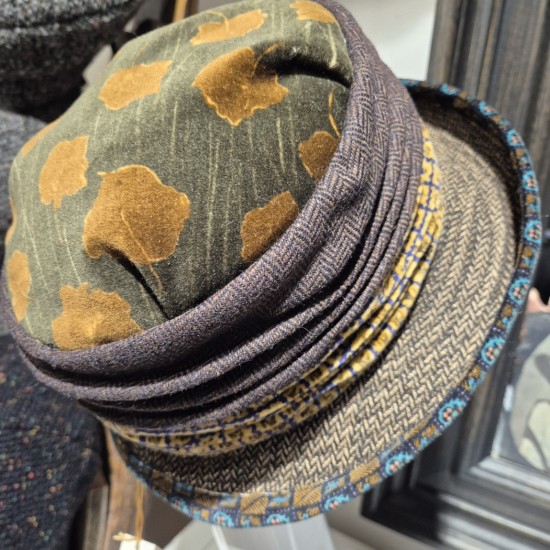 Chapeau Velours et Tweed Grevi