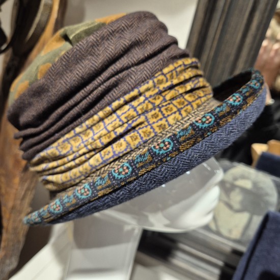 Chapeau Velours et Tweed Grevi