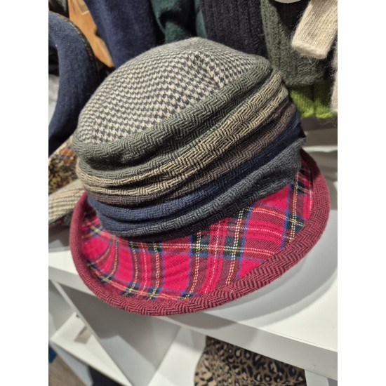Chapeau Tweed et Tartan Grevi