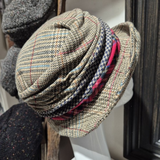 Chapeau Tweed et Tartan Grevi