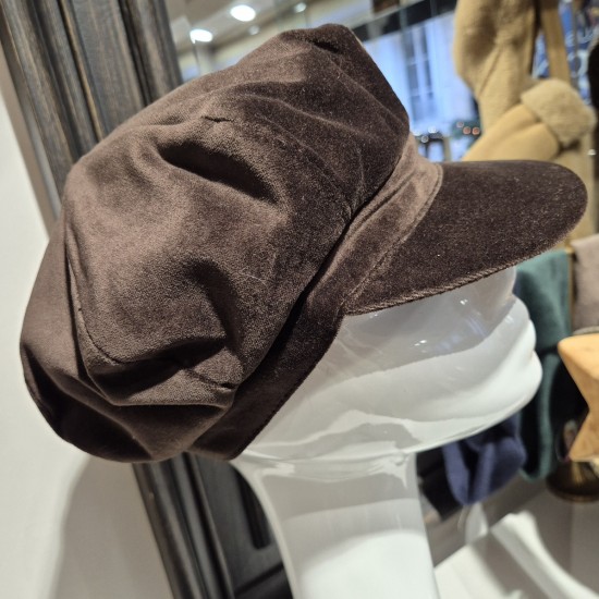 Casquette Gavroche Velours Grevi