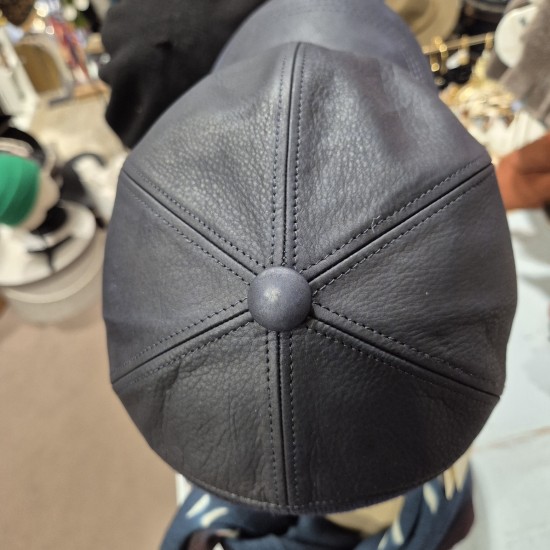 Casquette Baseball en Cuir Alfonso D'Este