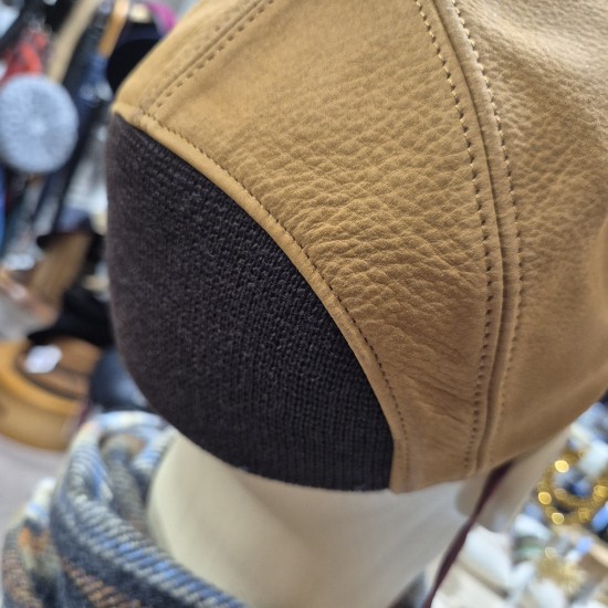 Casquette Baseball en Cuir Alfonso D'Este