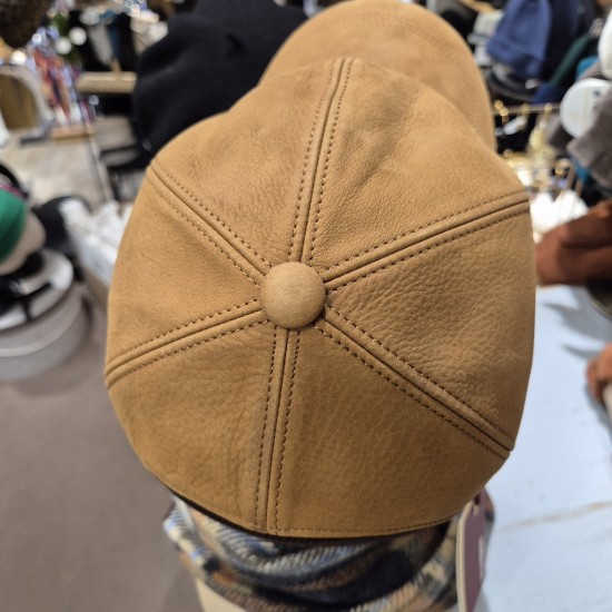 Leather Baseball Cap by Alfonso D'Este