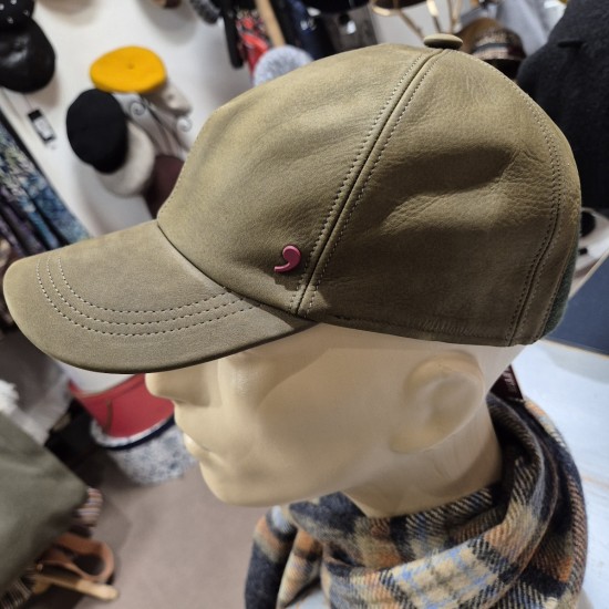 Casquette baseball en Cuir Alfonso D'Este