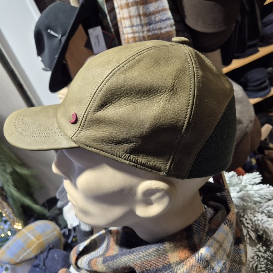 Casquette baseball en Cuir Alfonso D'Este