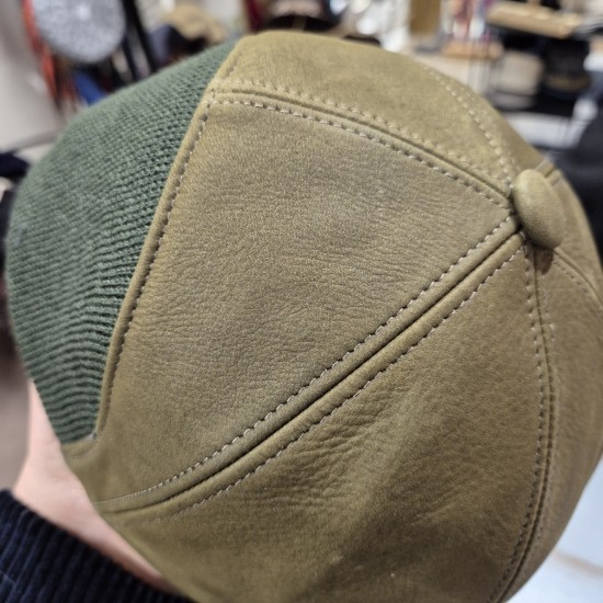 Casquette baseball en Cuir Alfonso D'Este