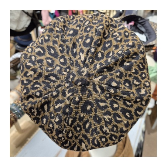 Casquette Gavroche Leopard MTM