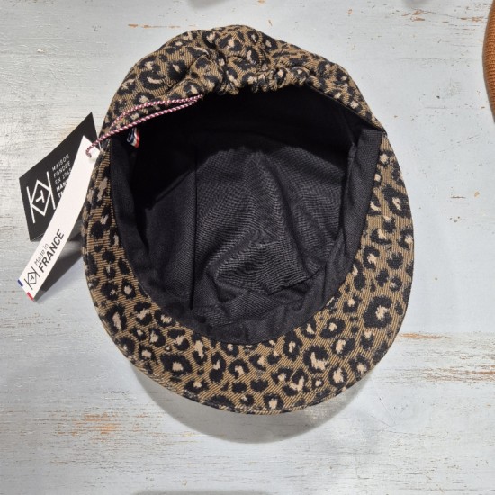 Casquette Gavroche Leopard MTM