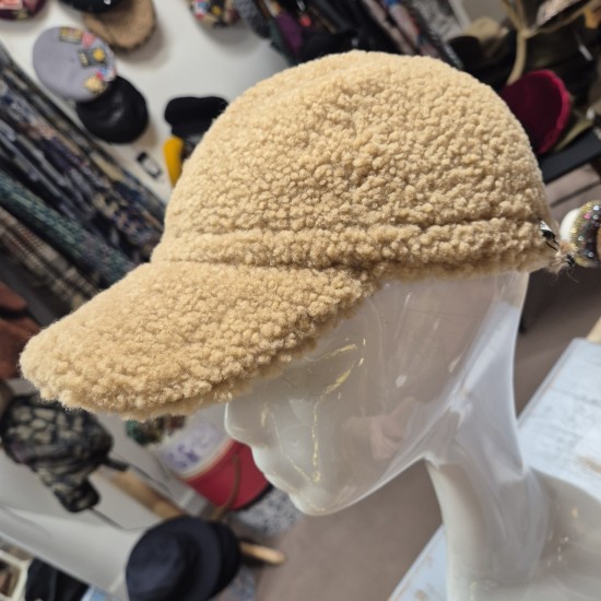Sheepskin Baseball Cap by Ilda's