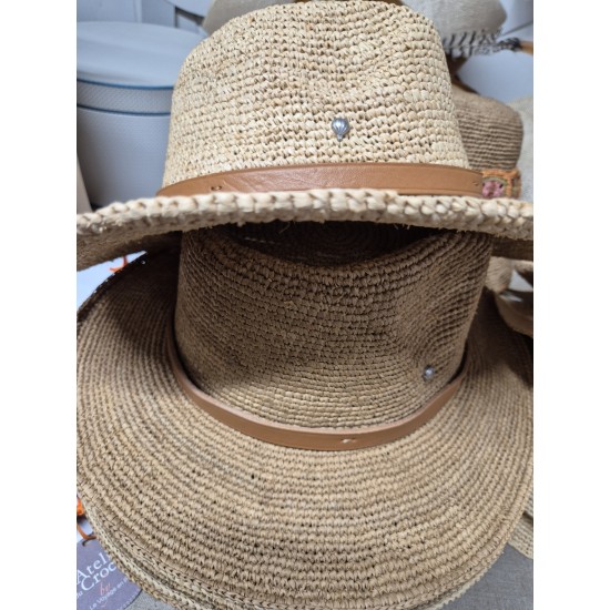 Chapeau en Raphia Le voyage en Panier
