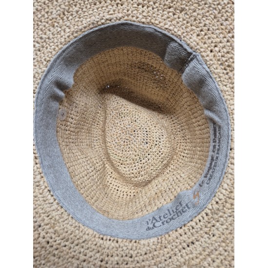 Chapeau en Raphia Le voyage en Panier