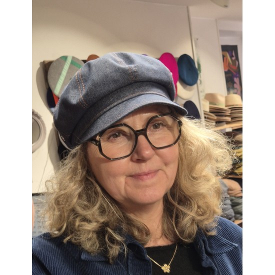 Denim Newsboy by Flechet