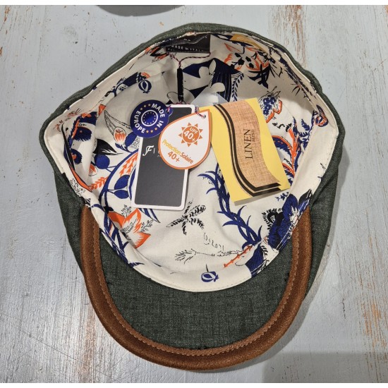 Casquette 6 Pans en Lin Flechet