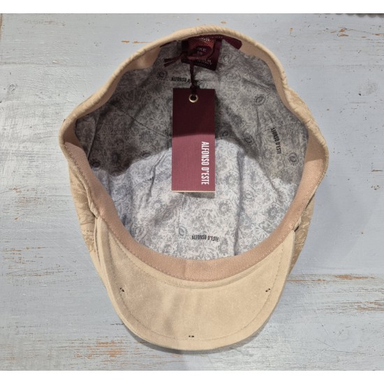 Casquette en cuir Alfonso D'Este