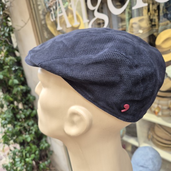 Casquette en cuir Perforé Alfonso D'Este