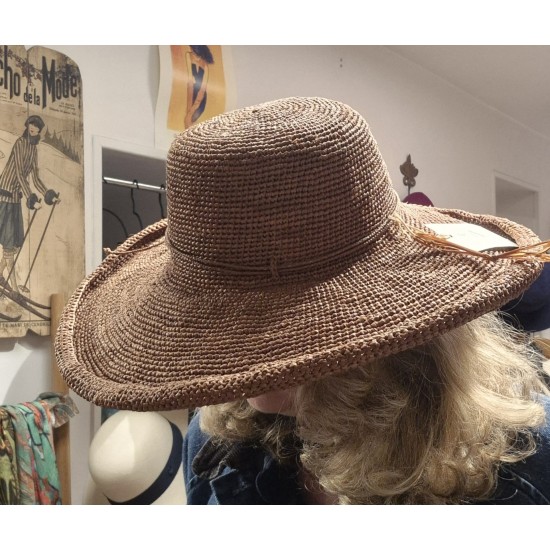 Raffia Hat "Magnolia" by Sans Arcidet
