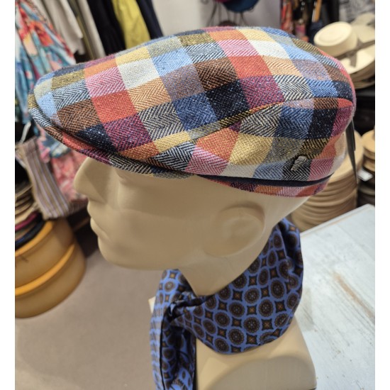 Casquette Carreaux Multico...