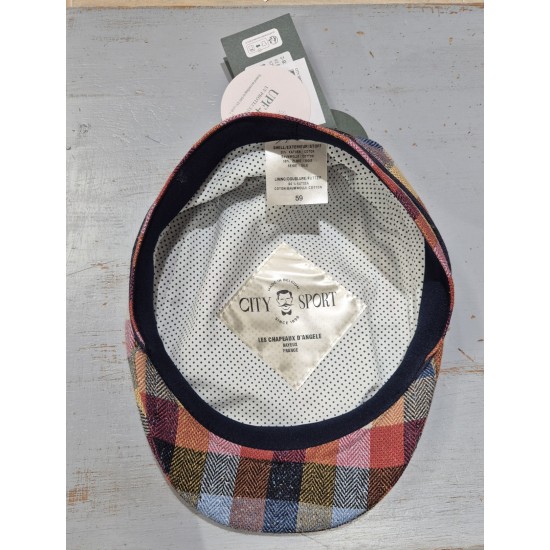 Casquette Carreaux Multico City Sport