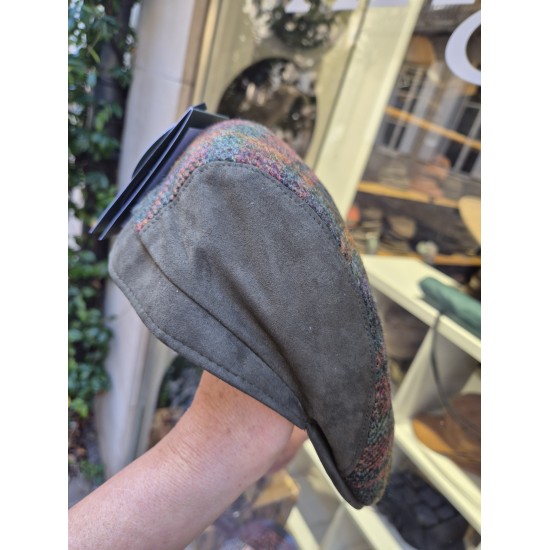 Casquette Suede et Tartan City Sport