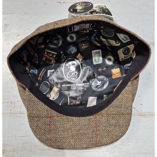 casquette Laine Plate City Sport