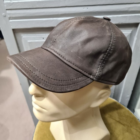 Leather Baseball cap