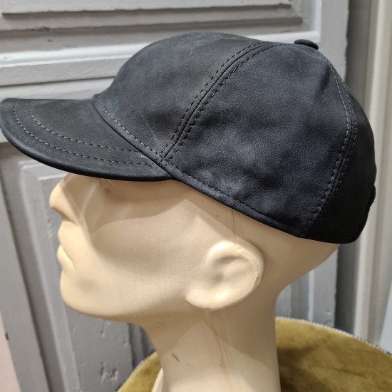 Leather Baseball cap